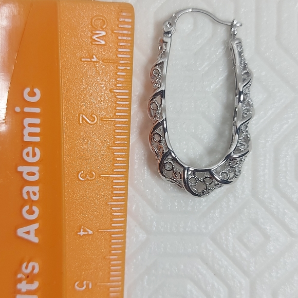 GOLD PLATED FASHION HOOP EARRINGS - Picture 12 of 13